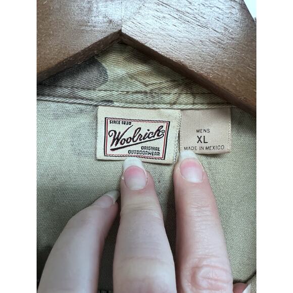 Vintage Woolrich Long Sleeve Camo Shirt Mens XL Camouflage Hunting Lightly Faded - Picture 4 of 12